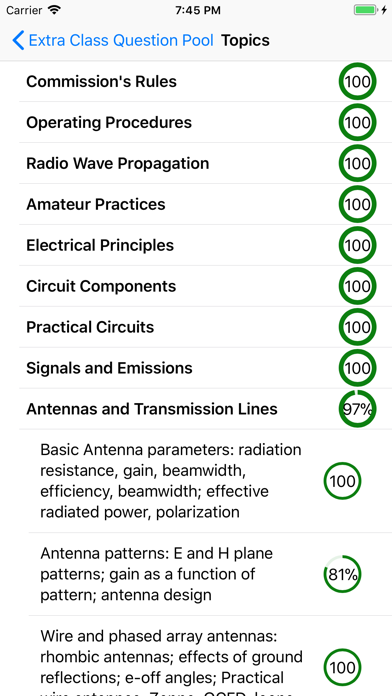 Ham Extra iPhone screenshot 5 - Education app