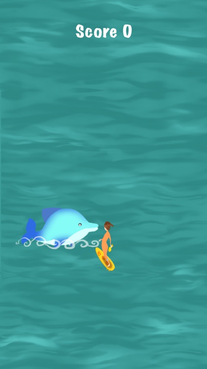 Surfing With Dolphins