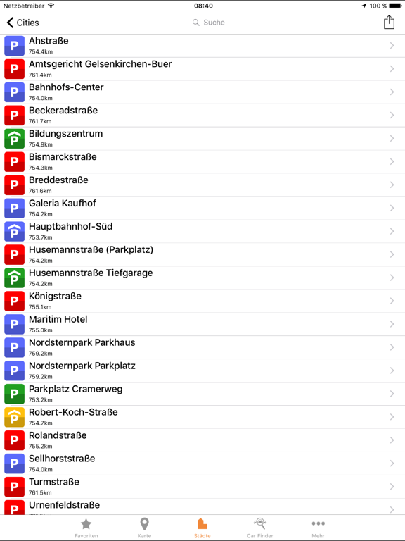 Screenshot #5 pour Parkziel.de