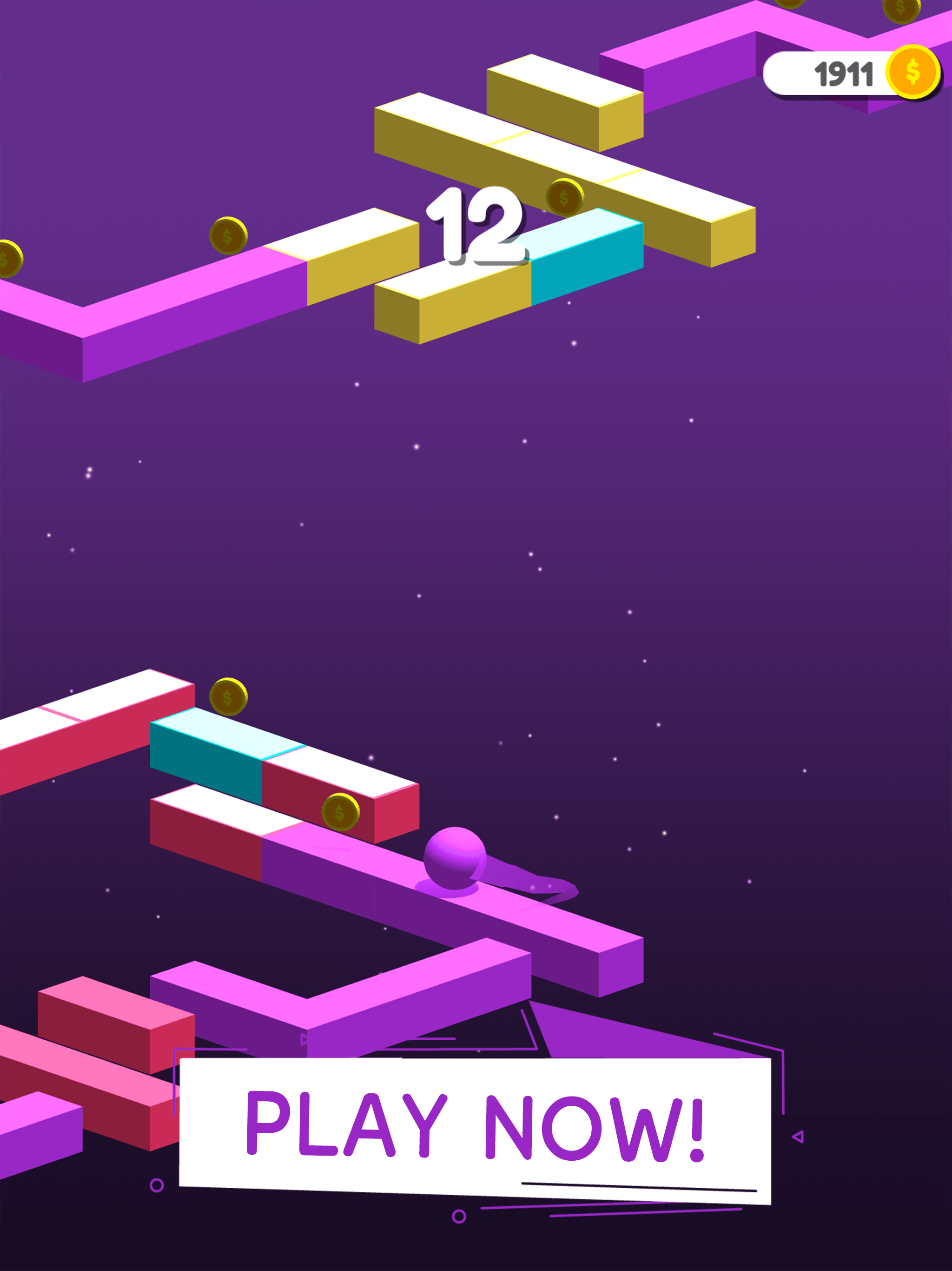Color Block 3D: Perfect Line