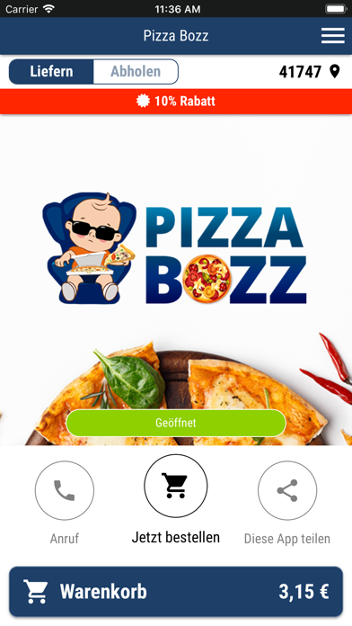 Screenshot #1 pour Pizza Bozz