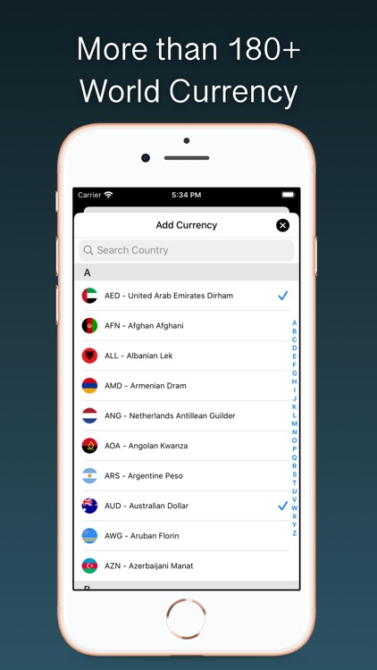 Currency Converter & Live Rate screenshot-3
