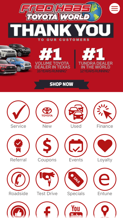 Fred Haas Toyota World Dealer Screenshot 1 - AppWisp.com Fred Haas Toyota World Dealer Screenshot 1 - AppWisp.com