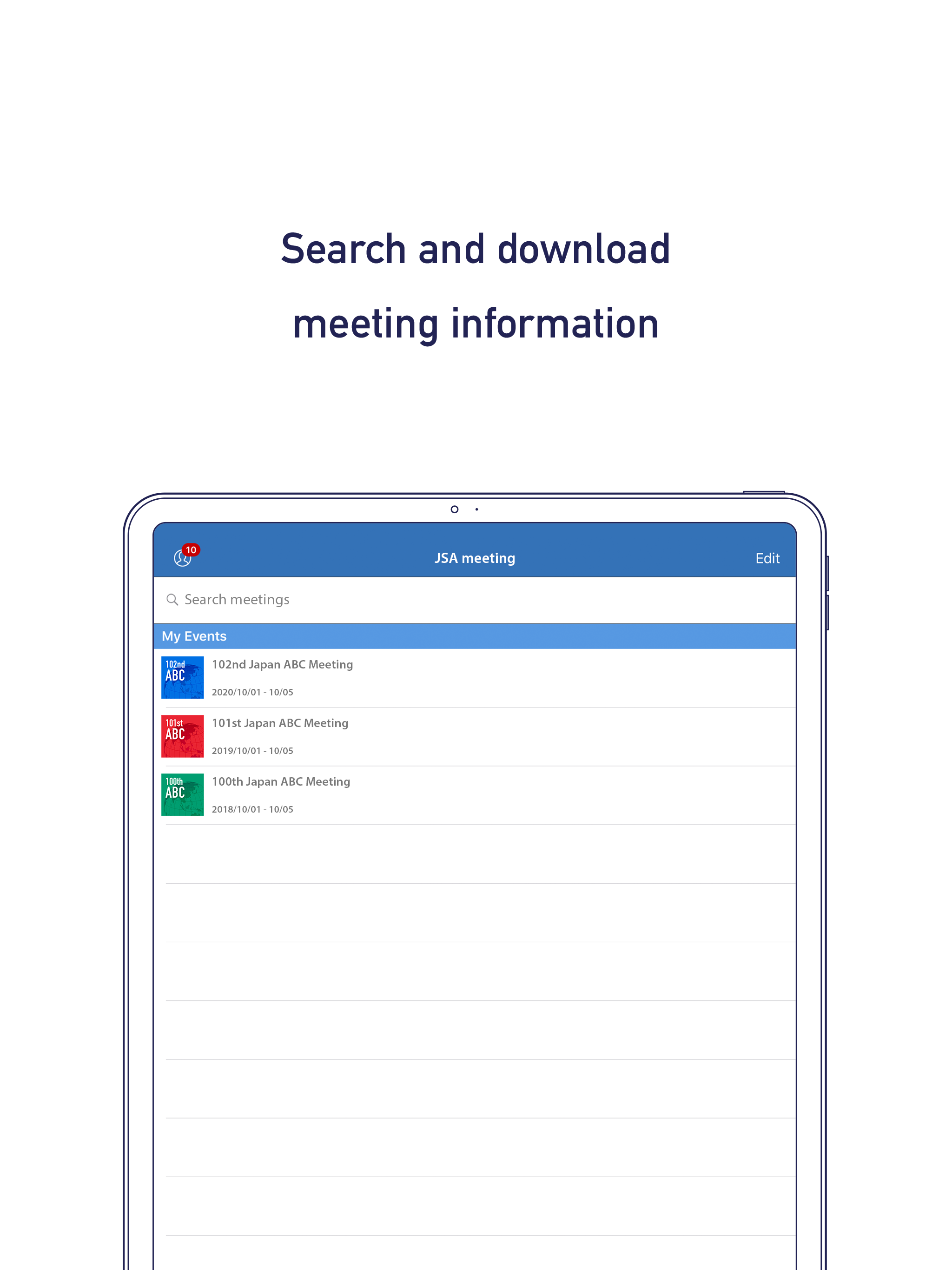 JSA meeting - Congress App