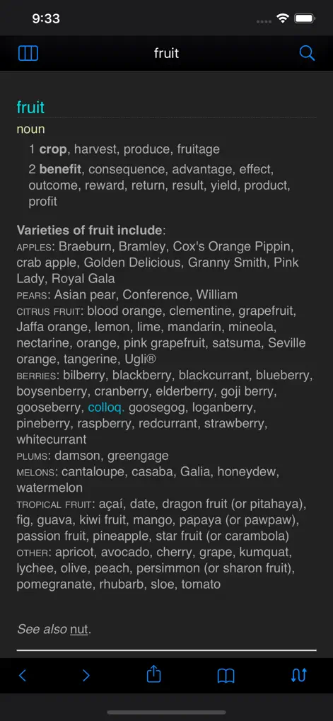 Chambers Thesaurus - Reference App | MWM