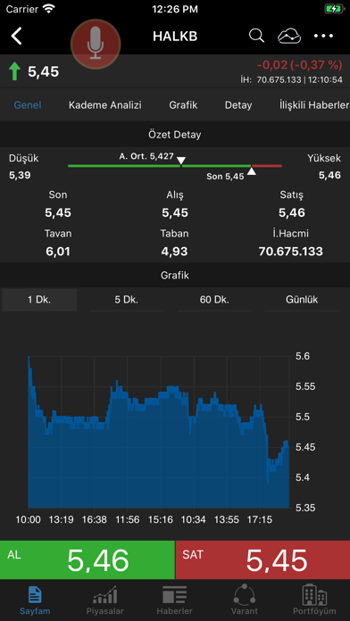 Halk Yatırım Borsa Screenshot