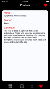 Phobias - dictionary of fears screenshot