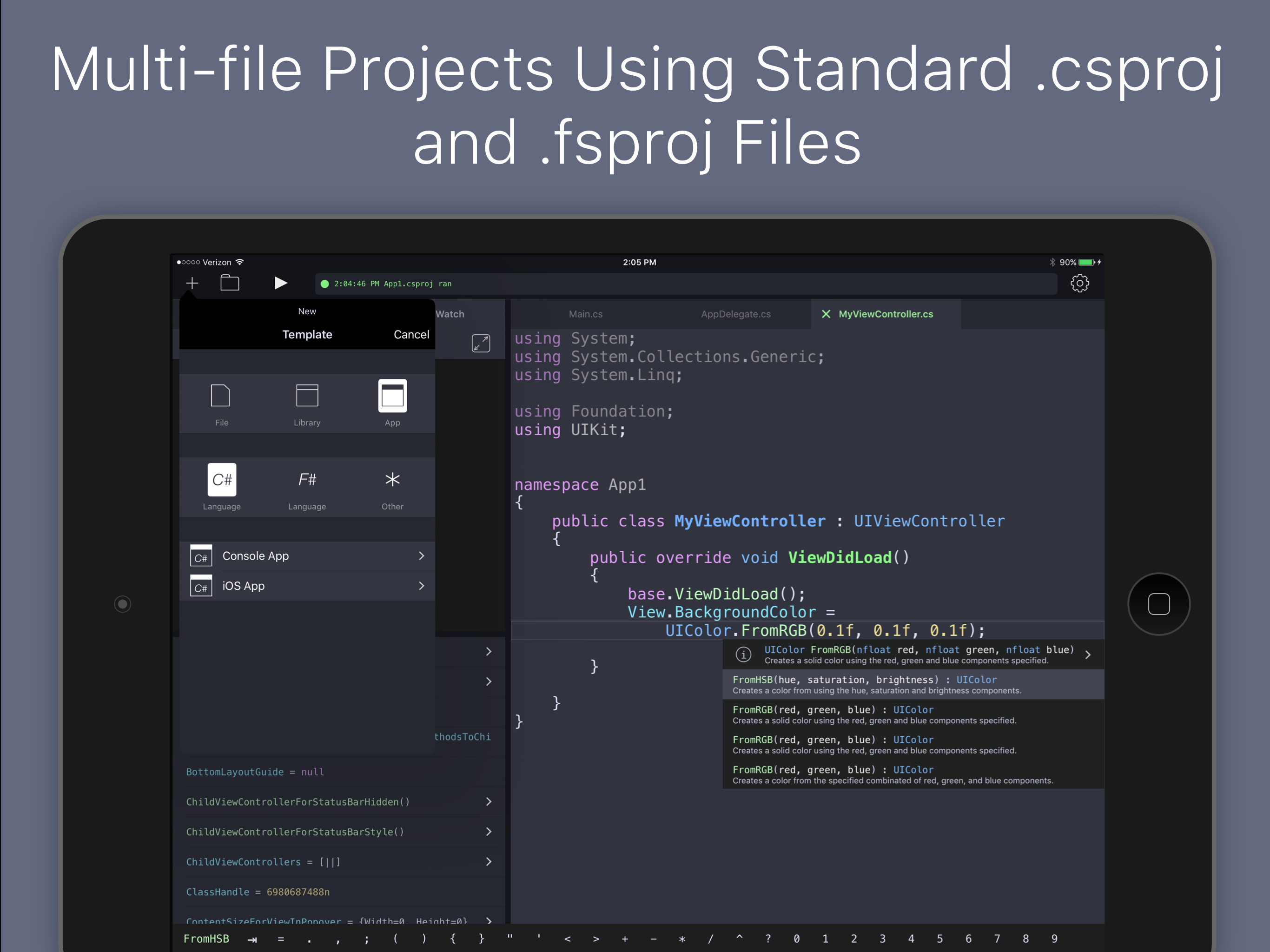 Continuous .NET C# and F# IDE