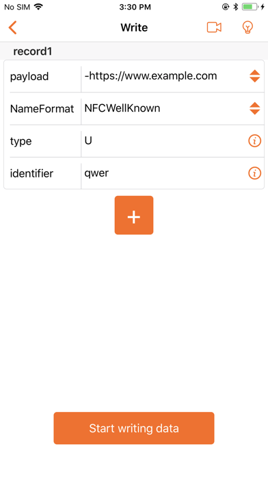 NFC Reader And Writer Screenshot