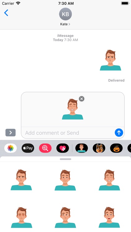 Brother Happy Sticker