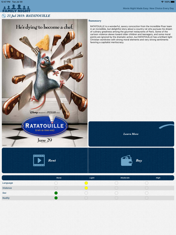 Screenshot #4 pour Family Night App