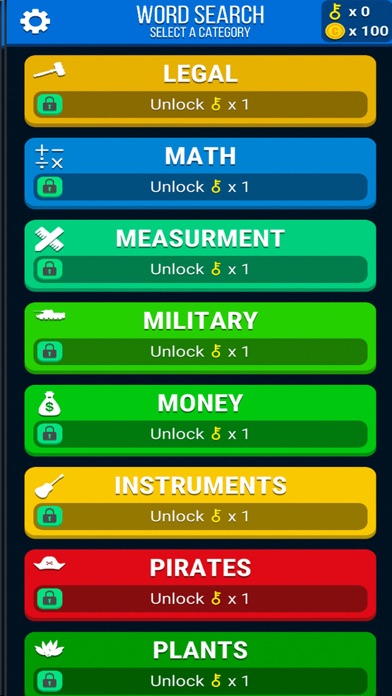 Word Cross Puzzles Search iPhone screenshot
