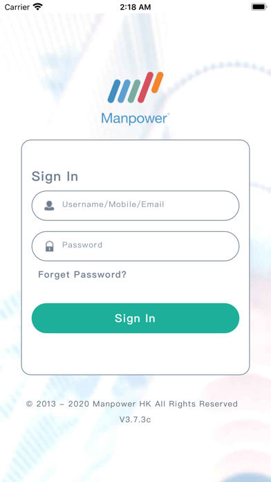 Screenshot #1 pour Manpower Services HongKong