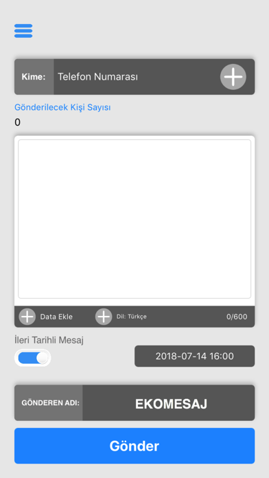 How to cancel & delete Ekomesaj - Toplu Sms from iphone & ipad 4