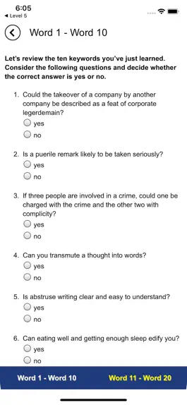 Game screenshot Verbal Advantage - Level 6 hack