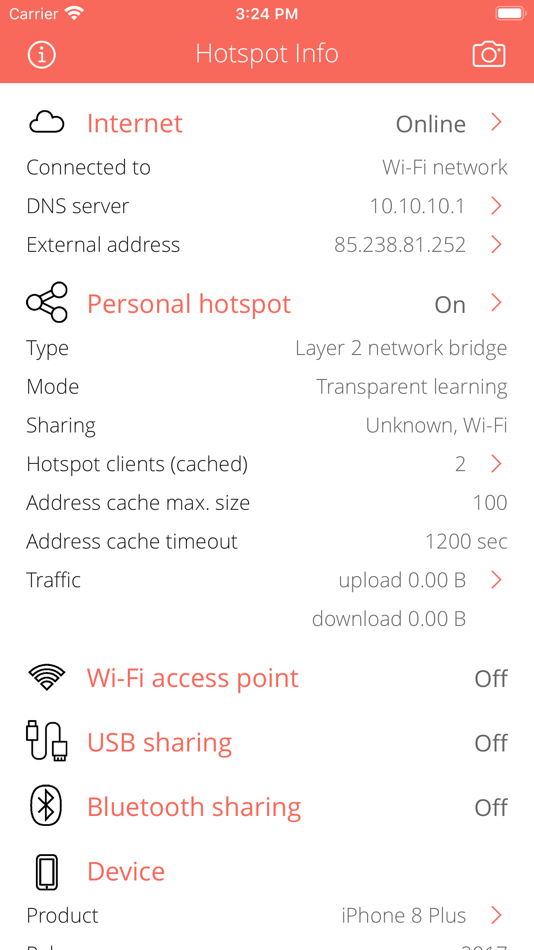 Hotspot Info - 1.18 - (iOS)