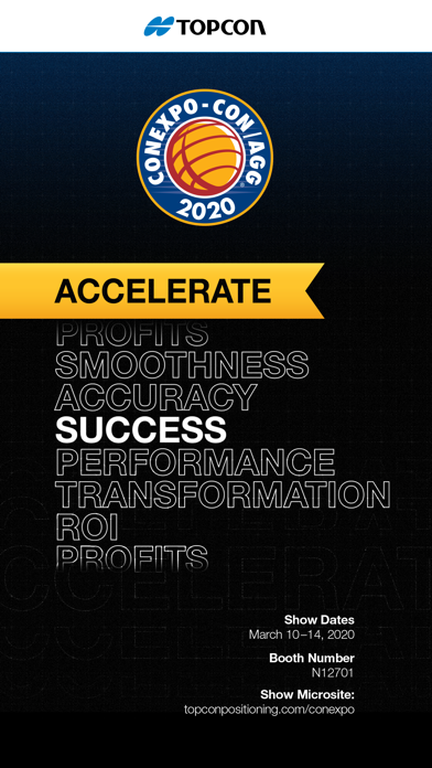 Screenshot #1 pour Topcon Events