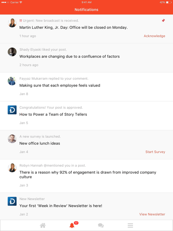 Life at Knife iPad screenshot 3 - Business app