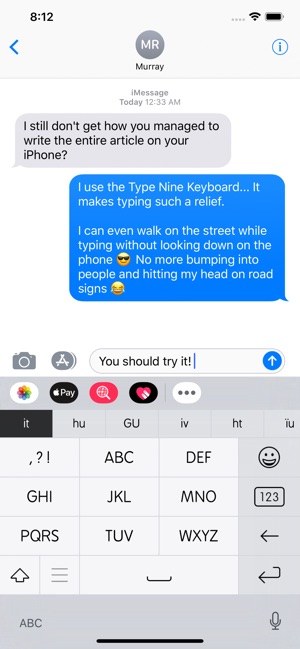 Type Nine - T9 Keyboard su App Store