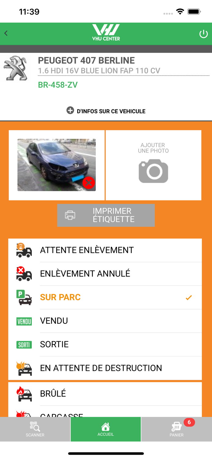 VHU CENTER par France Casse
