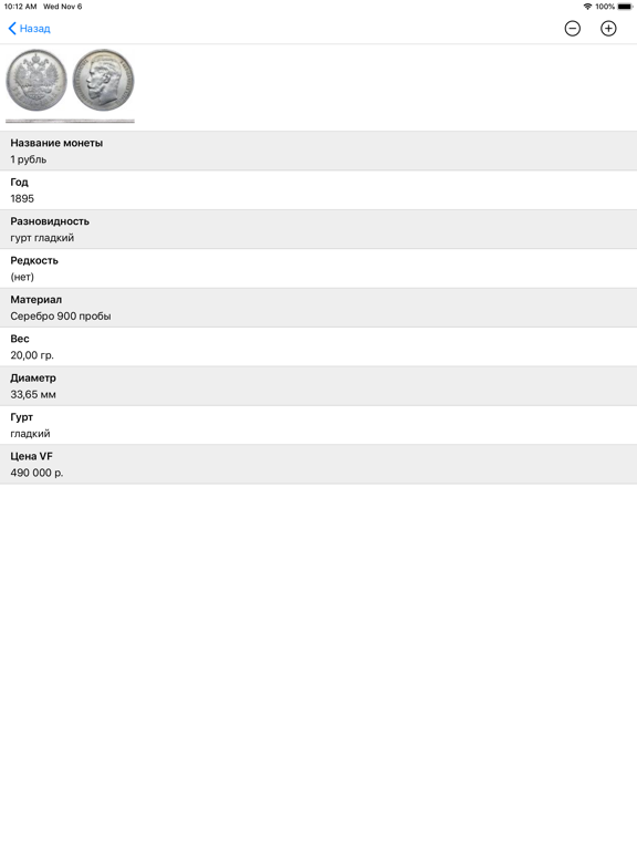 Монеты Царской России iPad screenshot