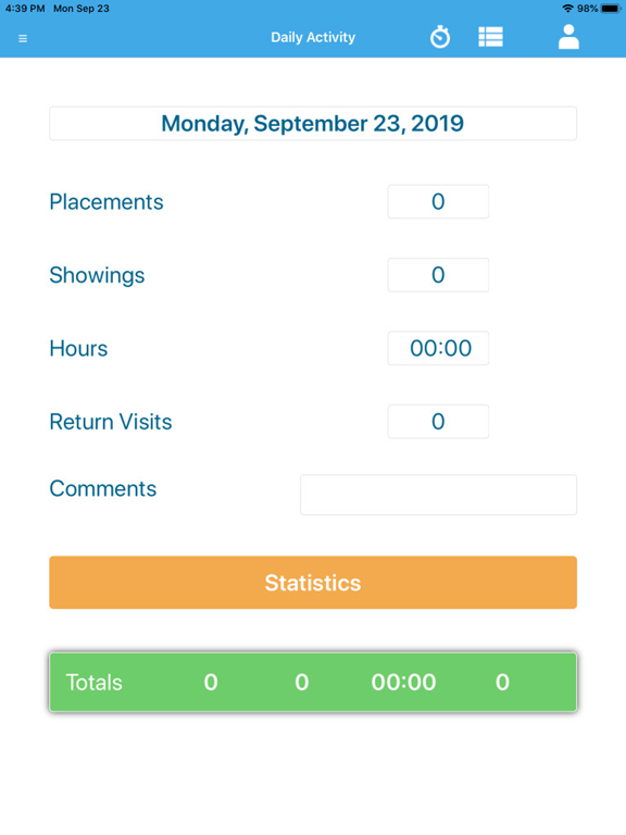 CmsApp iPad screenshot 1 - Productivity app
