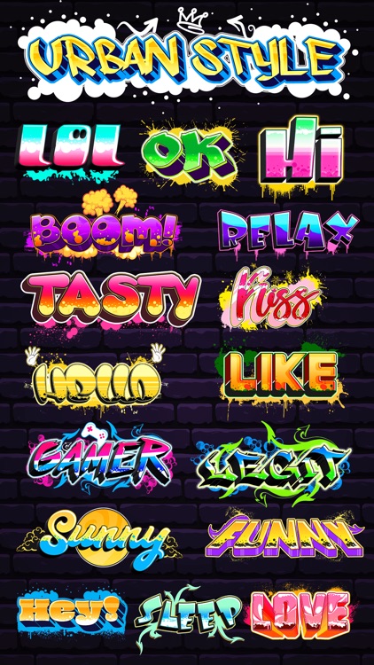 Graffiti Stickers for iMessage