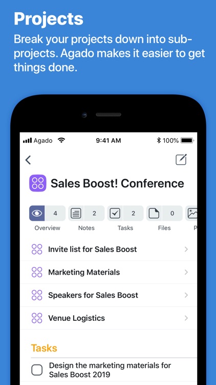 Agado: Contacts, Notes & Tasks screenshot-3