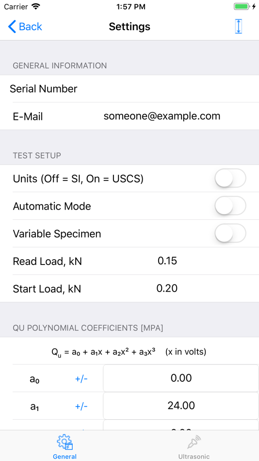 #2. Point Load Test (iOS) 由: GCTS Testing Systems