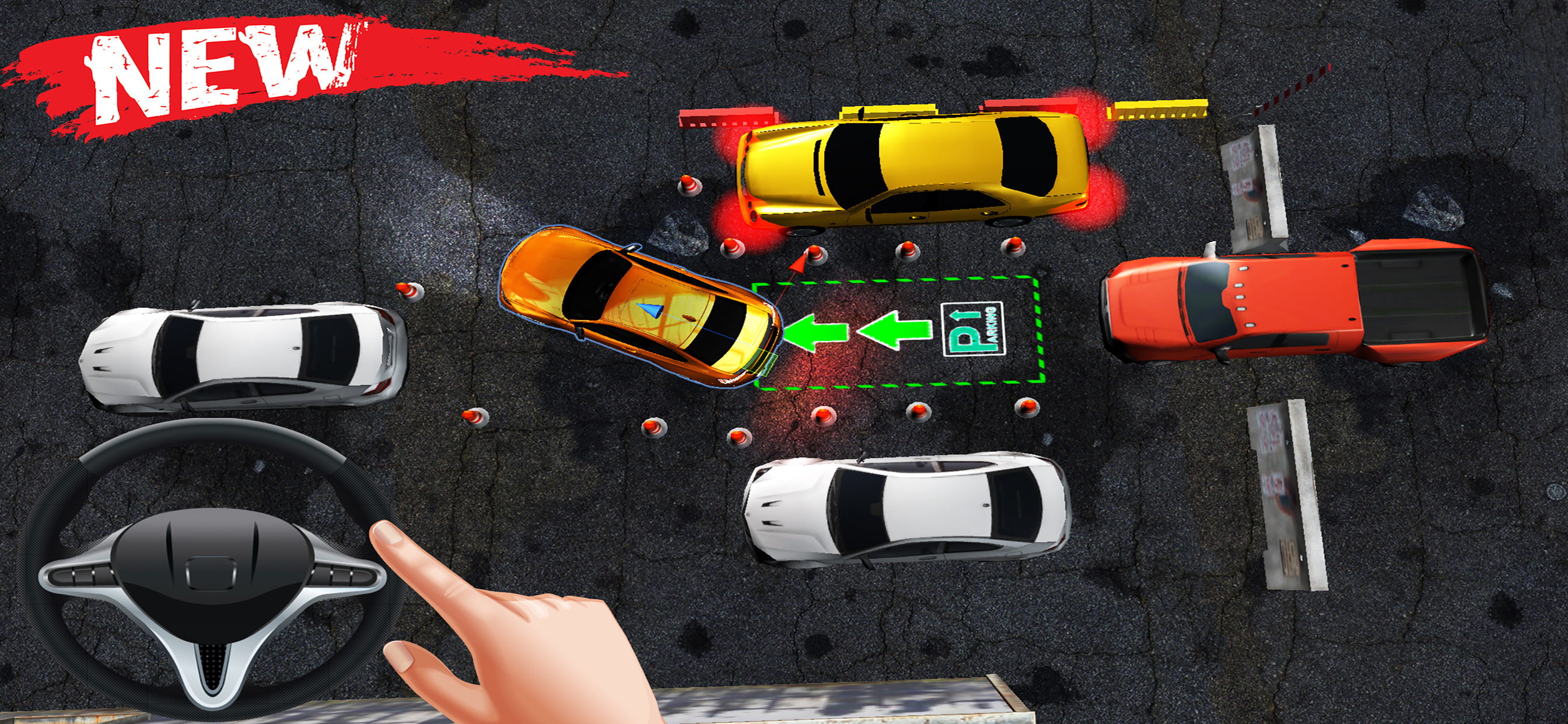 Realistic Car Parking City 3D