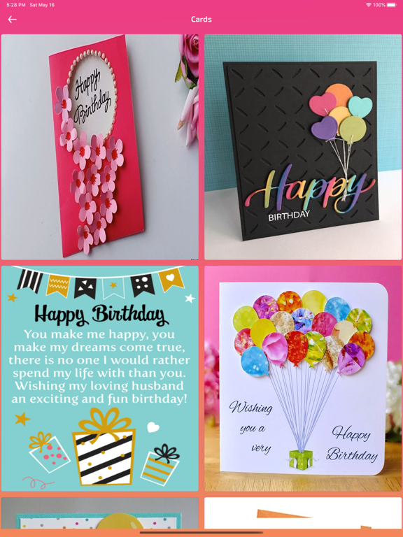 Birthday Photo Frames & Cards iPad screenshot 4 - Entertainment app