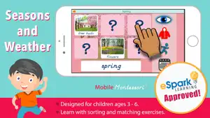 Montessori Seasons & Weather screenshot 1