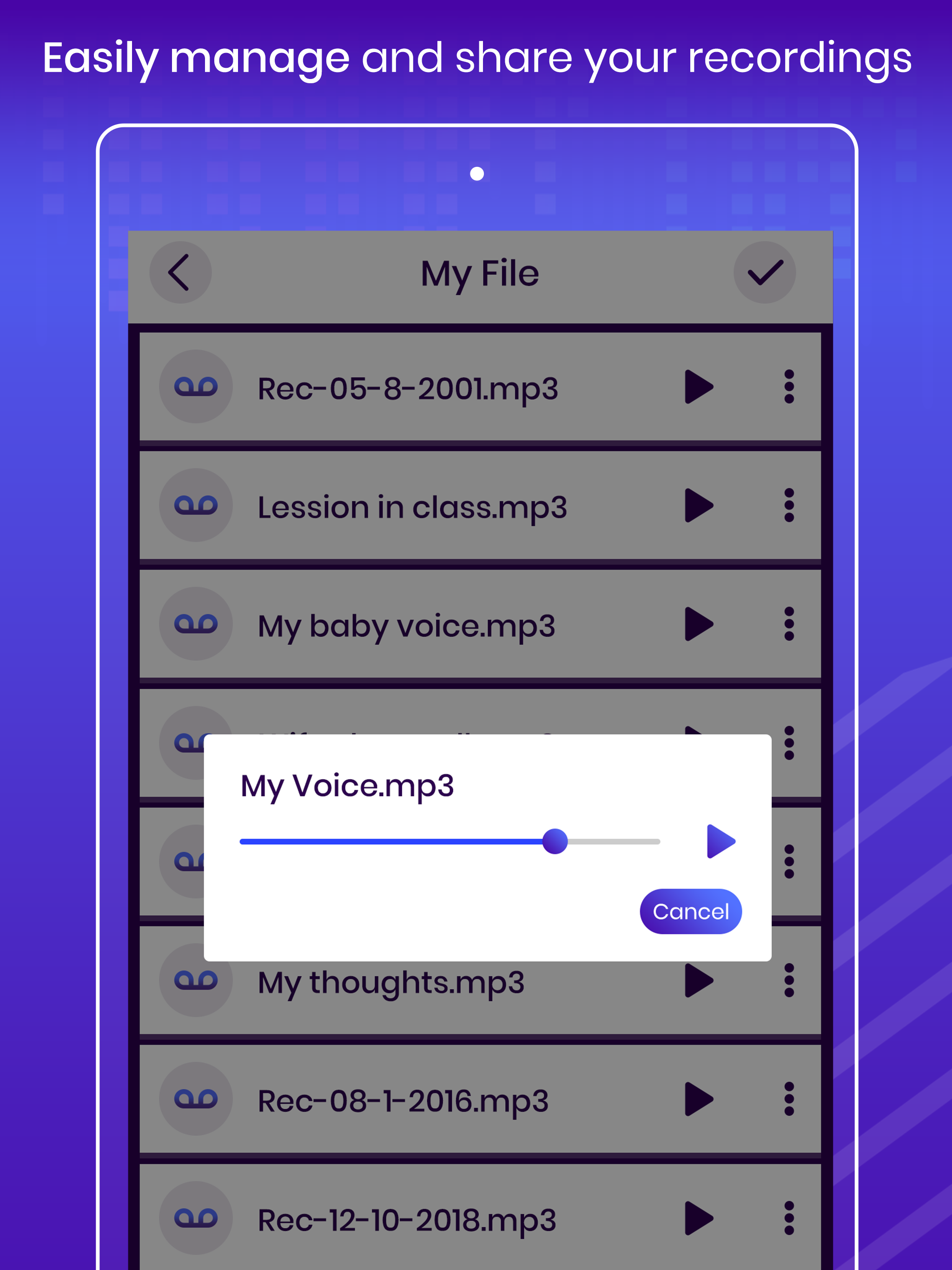 Audio Recorder & Editor