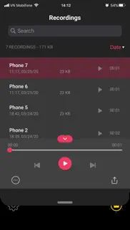 voice recorder plus app iphone screenshot 4