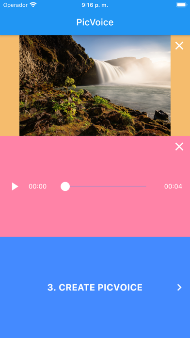 PicVoice: Pictures with voice! Screenshot