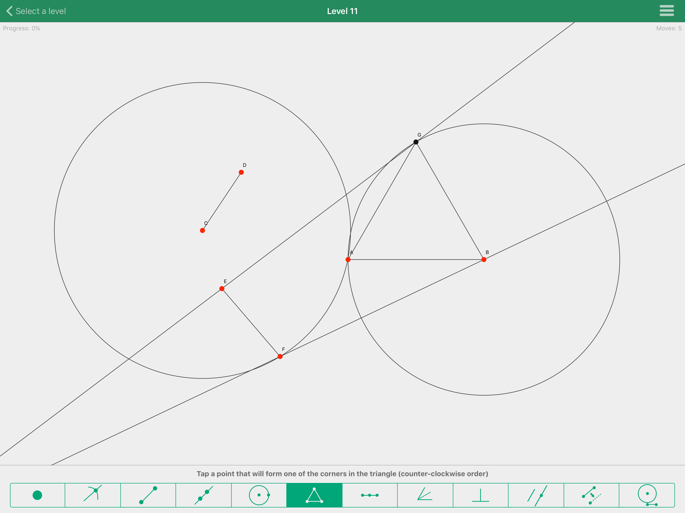 Geomaster - A geometrical game