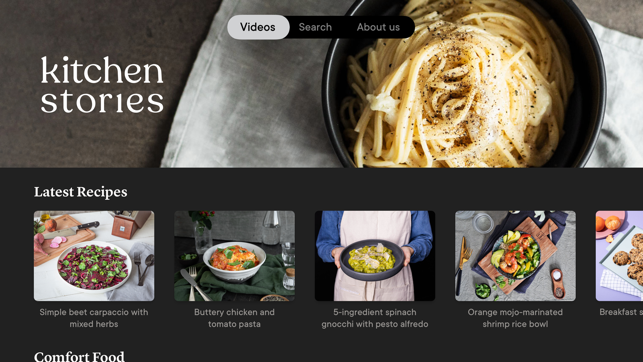 Kitchen Stories Easy Recipes Screenshot
