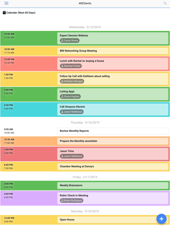 AllClients iPad screenshot 6 - Business app
