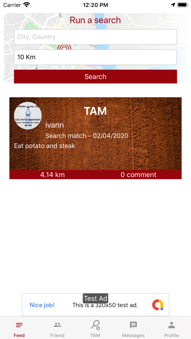 Screenshot #1 pour Tennis Aroundme