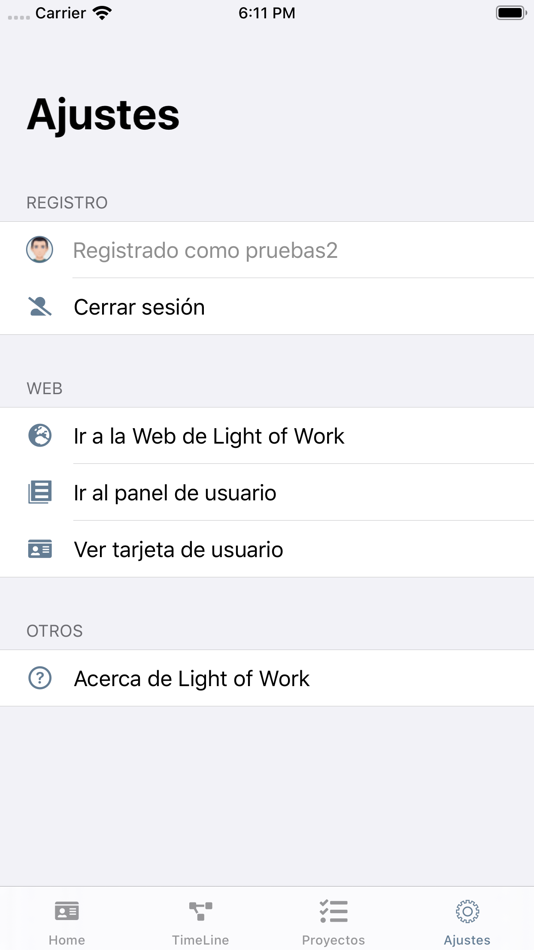 #6. Light of Work - Working Hours (iOS) 由: ABSER TECHNOLOGIES S.L.