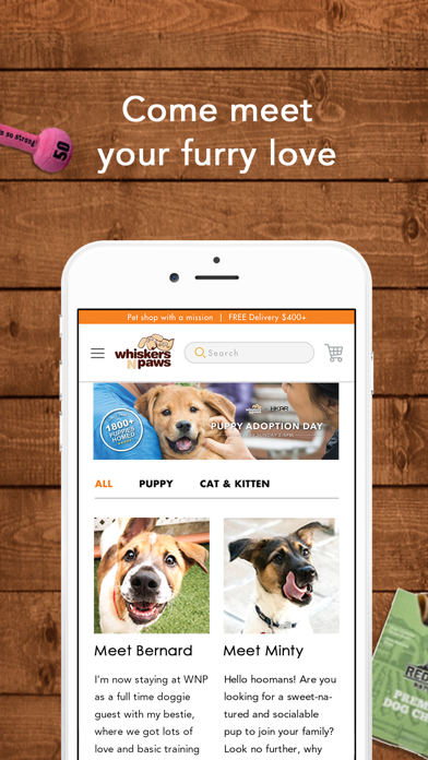 Whiskers N Paws iPhone screenshot 4 - Shopping app