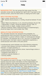 Indigenous CVD Risk Calculator screenshot