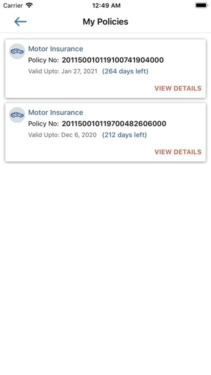 LivMobile-Online Insurance App