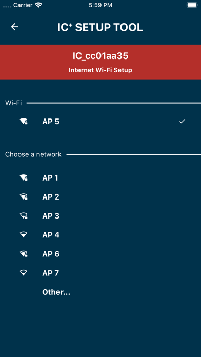App screenshot