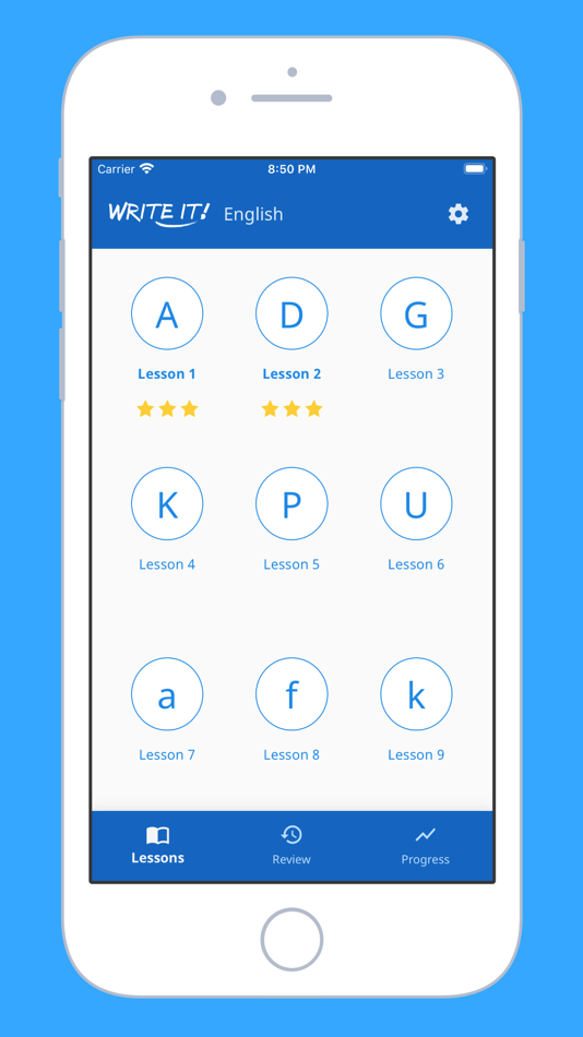 #1. Write It! English (iOS) By: Jernung