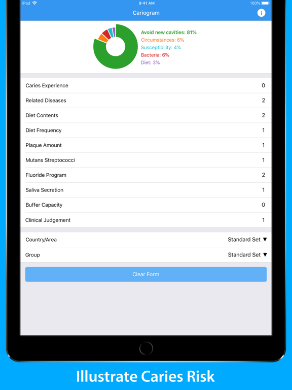 Screenshot #4 pour Cariogram – Dental Caries Risk