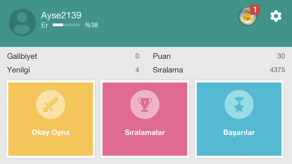 #2. Okey - İnternetsiz (iOS) 由: FUZZY OYUN YAZILIM PAZARLAMA SANAYI ve TICARET LIMITED SIRKETI