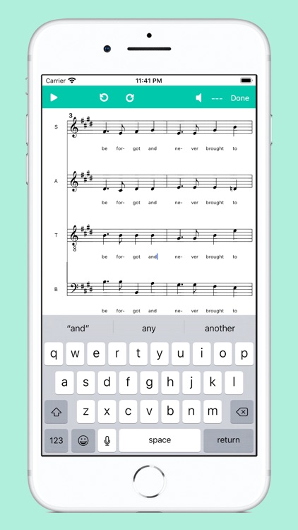 Score Creator: compose music