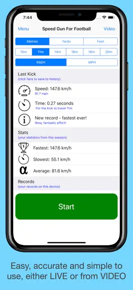 Game screenshot Speed Gun For Football apk