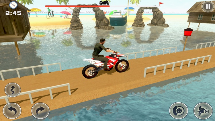 Bike Beach Stunt Master Game